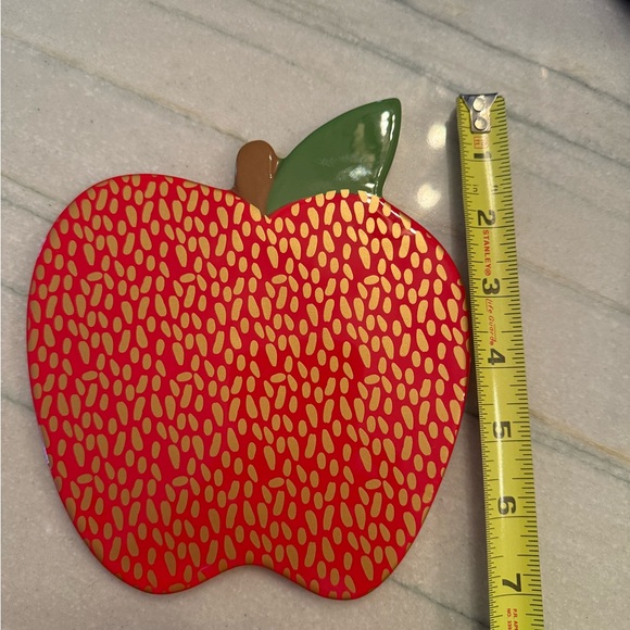 Happy Everything! Big gold red Apple attachment New - Picture 2 of 5